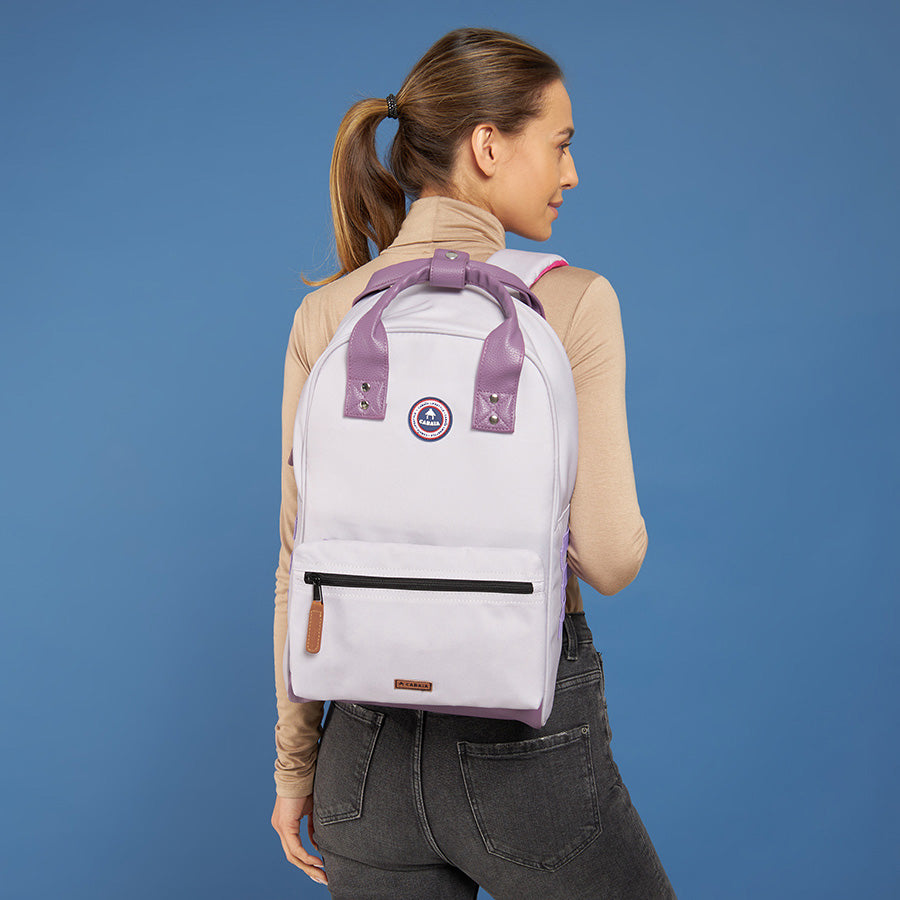 klassisches lila – mittelgroß – rucksack