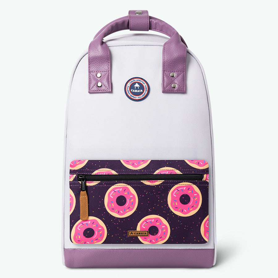 klassisches lila – mittelgroß – rucksack