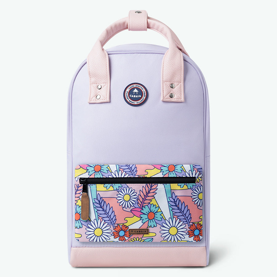 klassisches lila – mittelgroß – rucksack